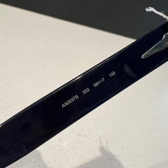 Alaia AA0037S Womens Oversized Square Sunglasses Black Frame W/Stud Details - Picture 7 of 10